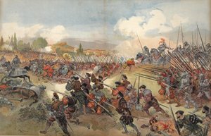 La battaglia di Cerisole, illustrazione da 